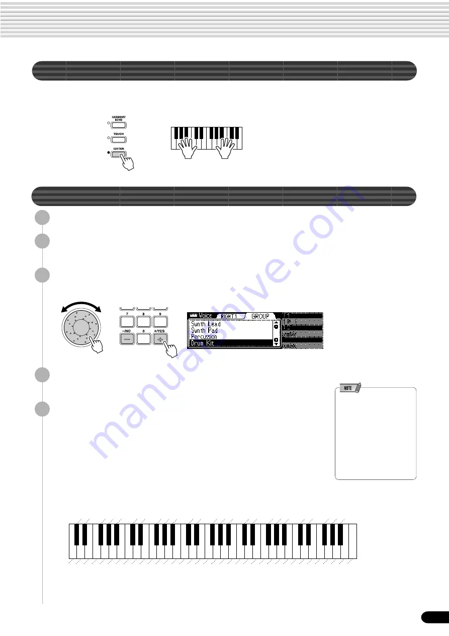 Yamaha PortaTone PSR-640 Owner'S Manual Download Page 31