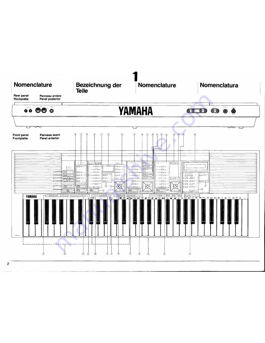 Yamaha PSR-90 Скачать руководство пользователя страница 4