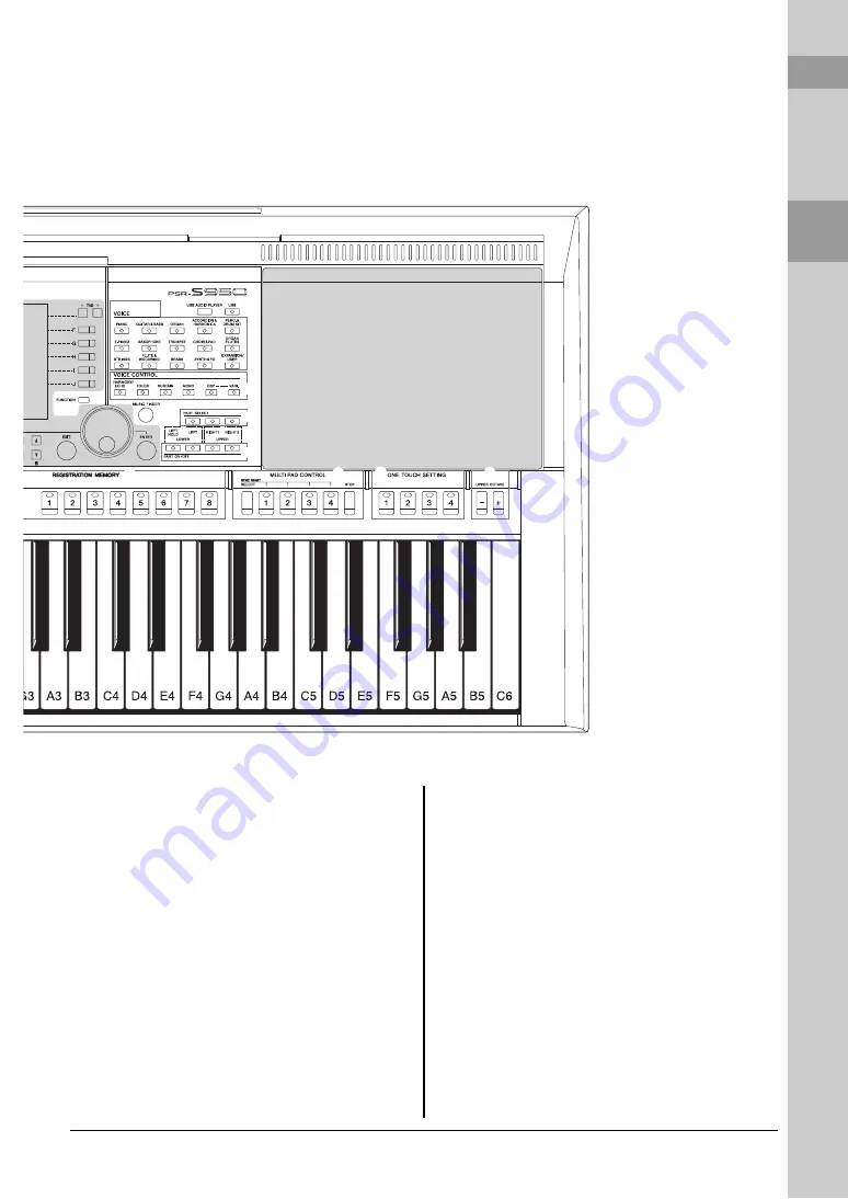 Yamaha PSR-S950 Owner'S Manual Download Page 11