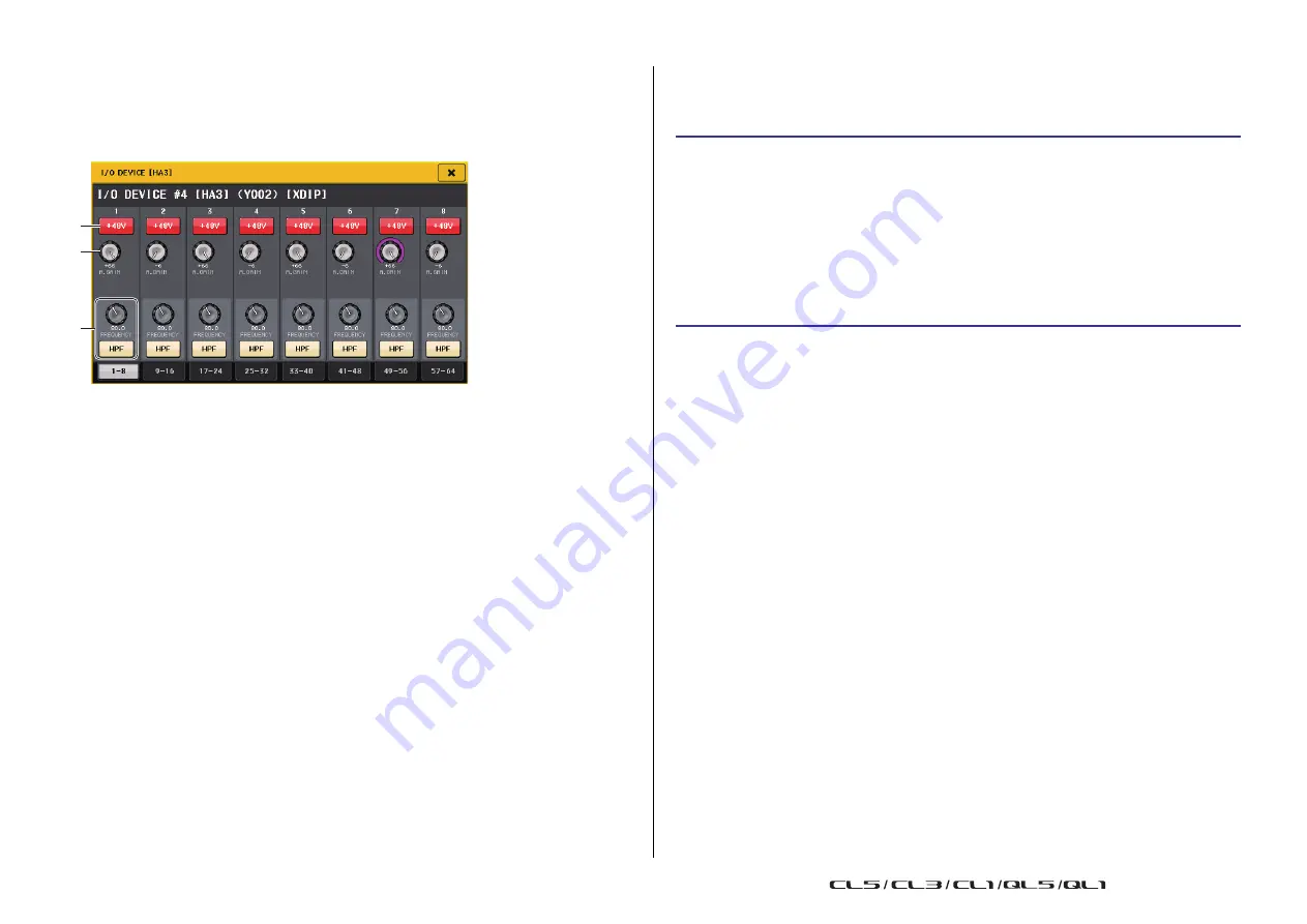 Yamaha QL Series Supplementary Manual Download Page 4