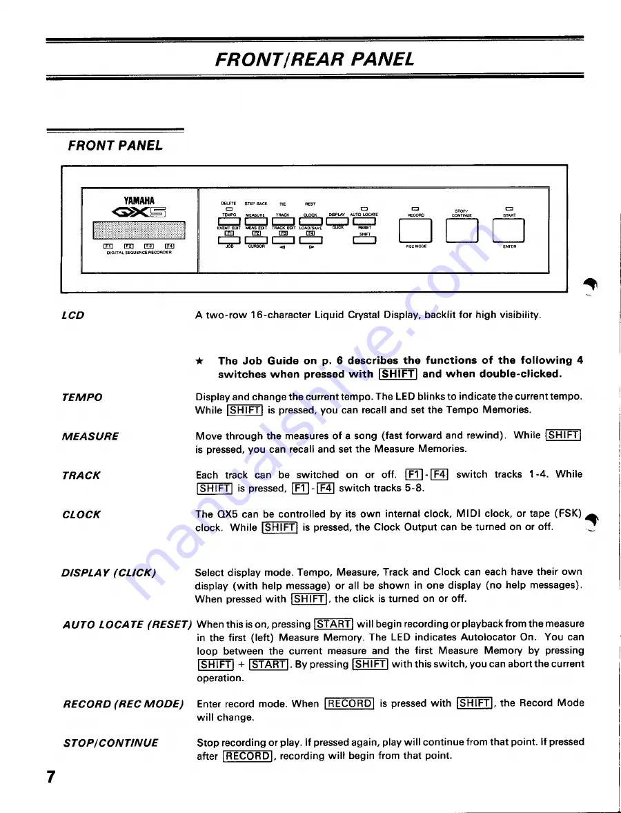 Yamaha QX5 Owner'S Manual Download Page 8