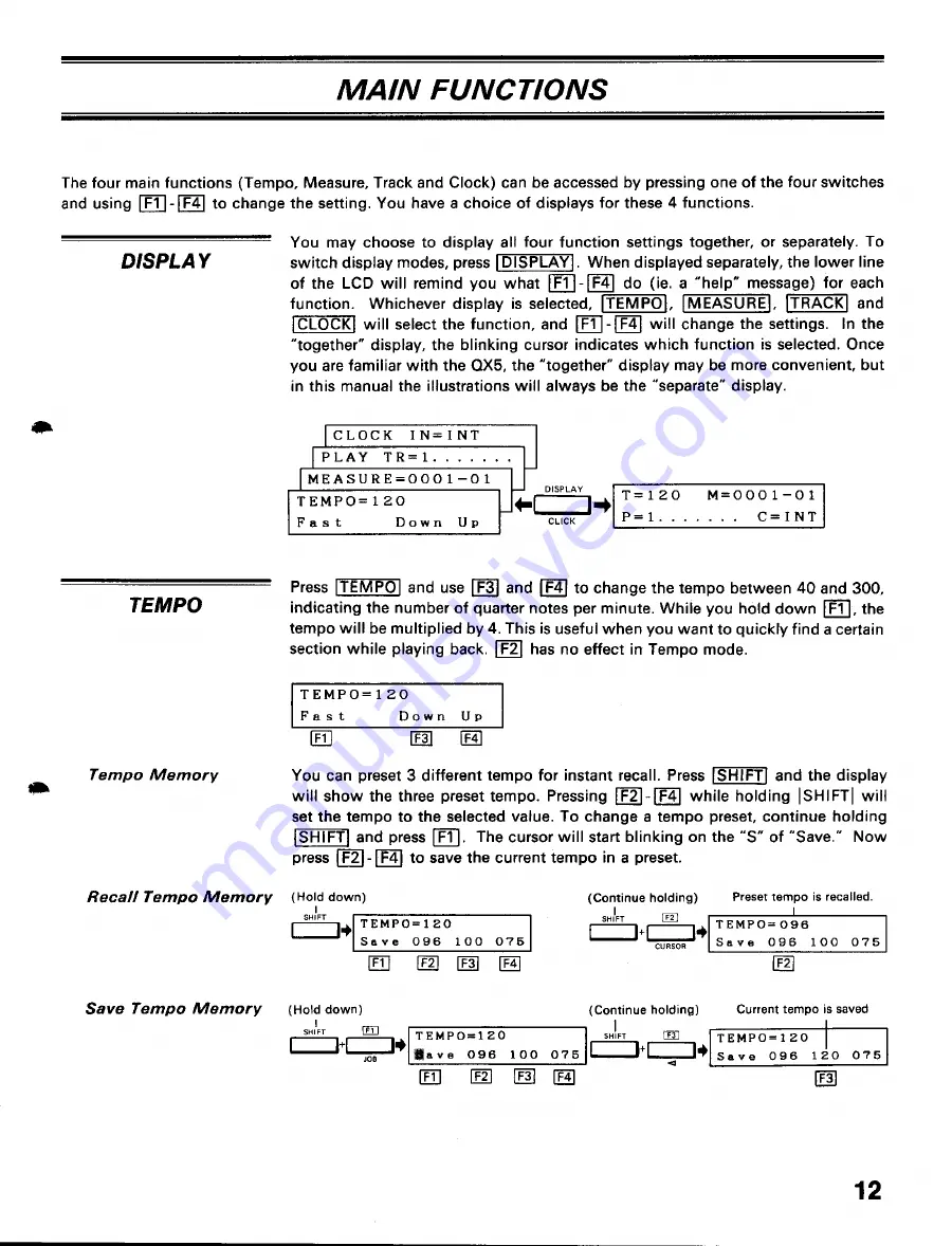 Yamaha QX5 Owner'S Manual Download Page 13