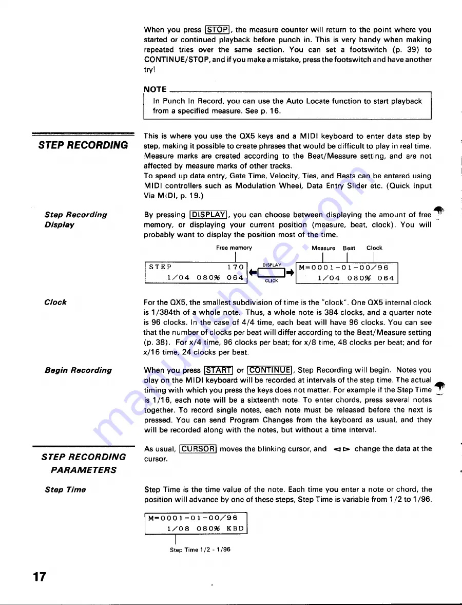 Yamaha QX5 Owner'S Manual Download Page 18