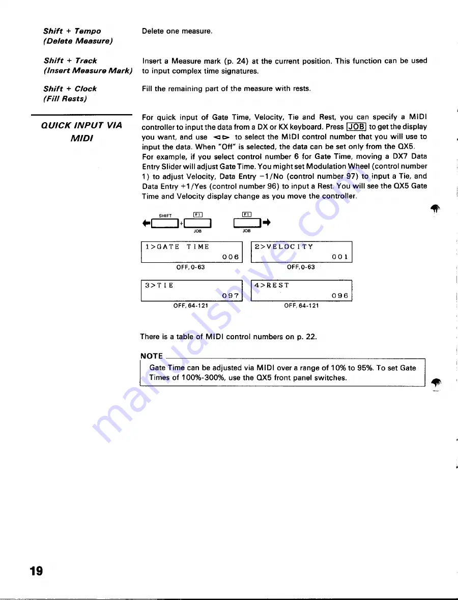 Yamaha QX5 Owner'S Manual Download Page 20