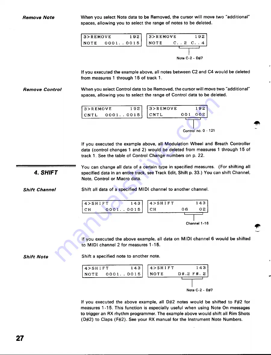 Yamaha QX5 Owner'S Manual Download Page 28