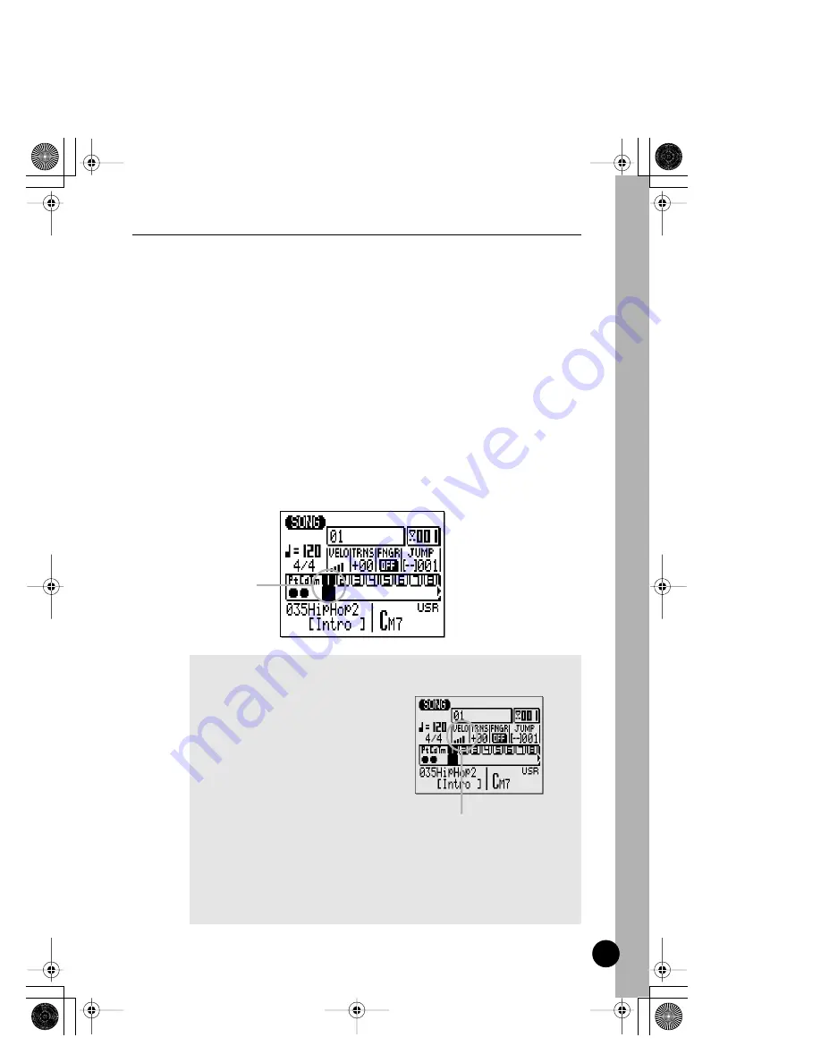 Yamaha QY100 Data Filer Bedienungsanleitung Download Page 75