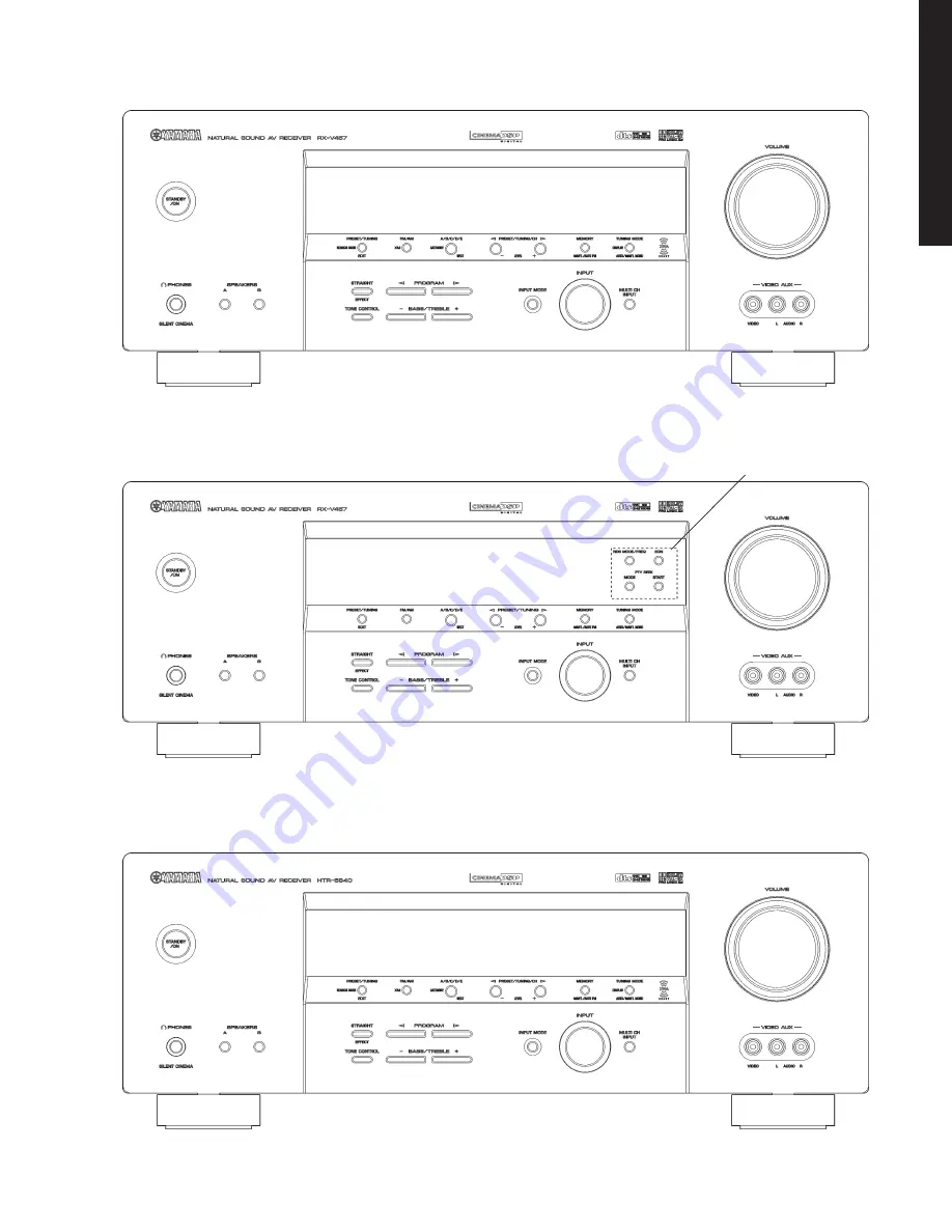 Yamaha RX-V557 Service Manual Download Page 5