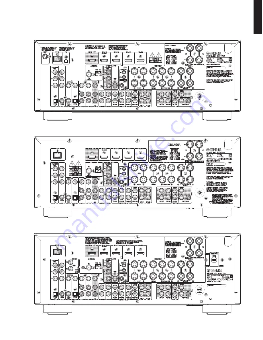 Yamaha RXV765 - RX AV Receiver Скачать руководство пользователя страница 5