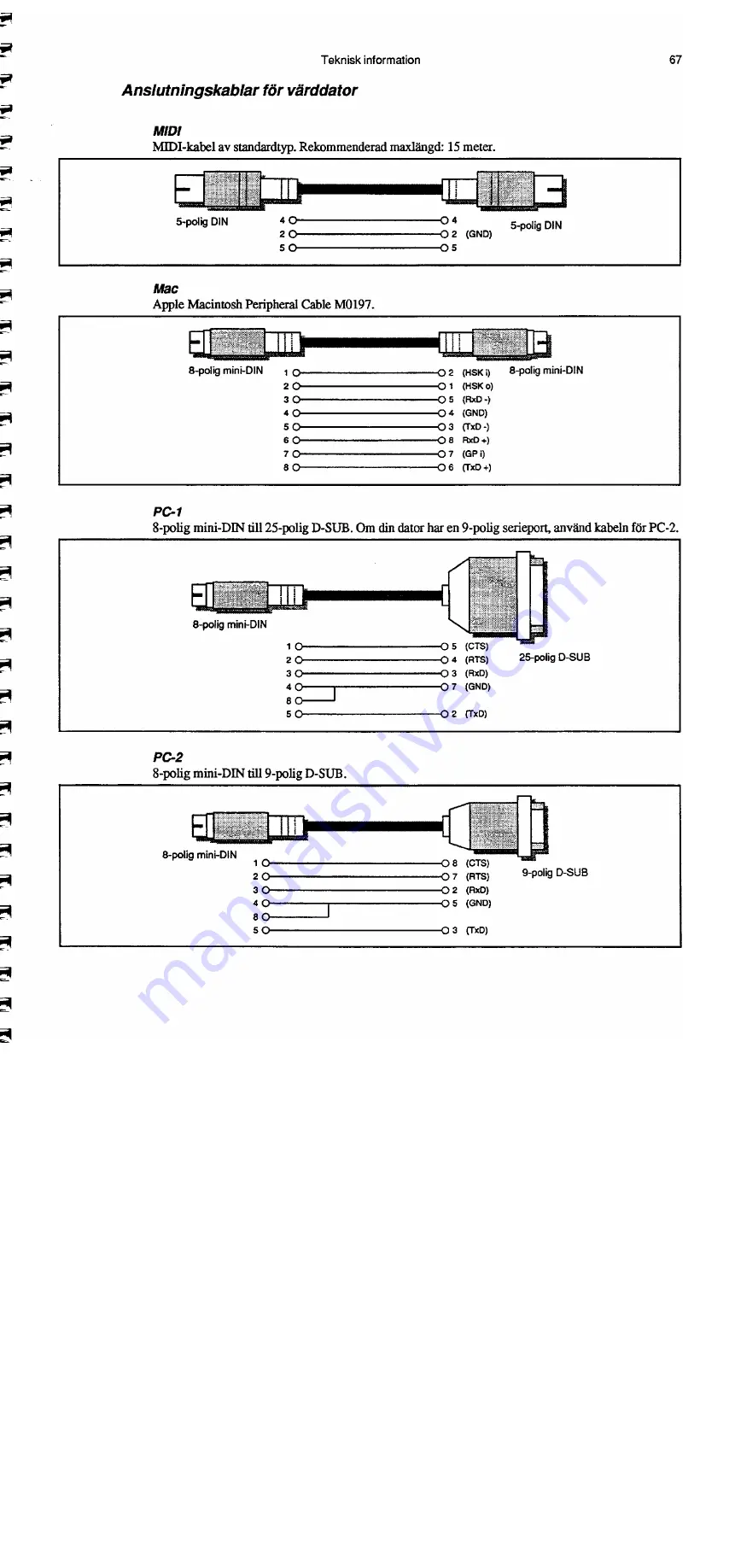 Yamaha TG100 Handledning Download Page 85