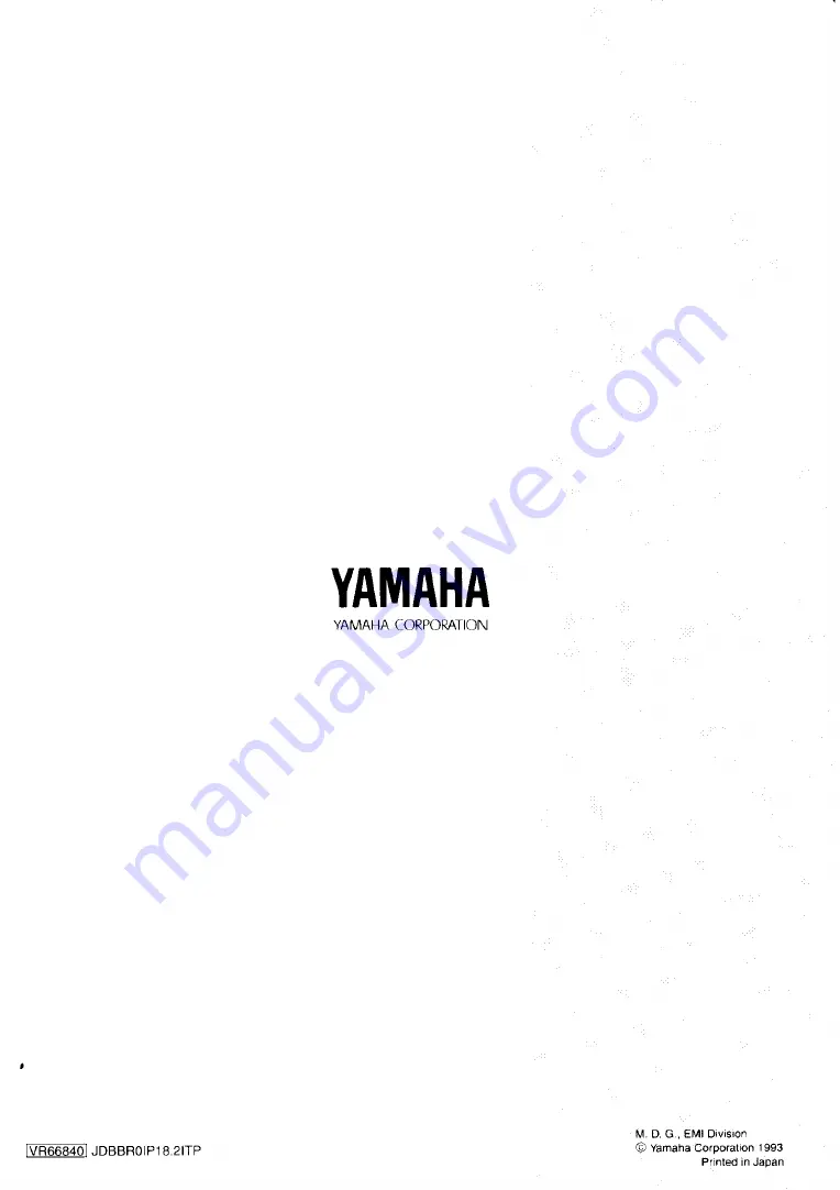 Yamaha TG300 Sound List & Midi Data Download Page 39