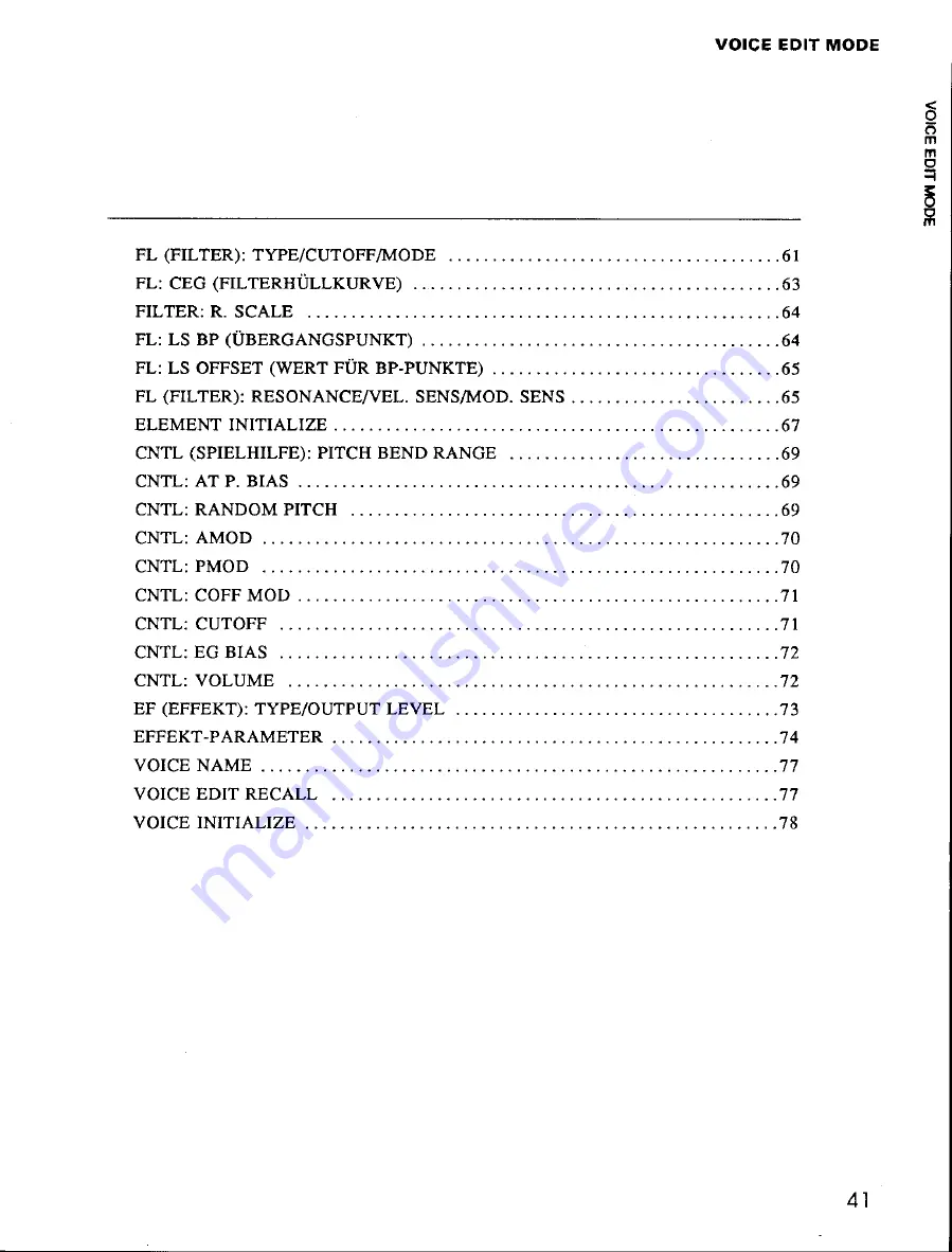 Yamaha TG55 Bedienungsanleitung Download Page 45