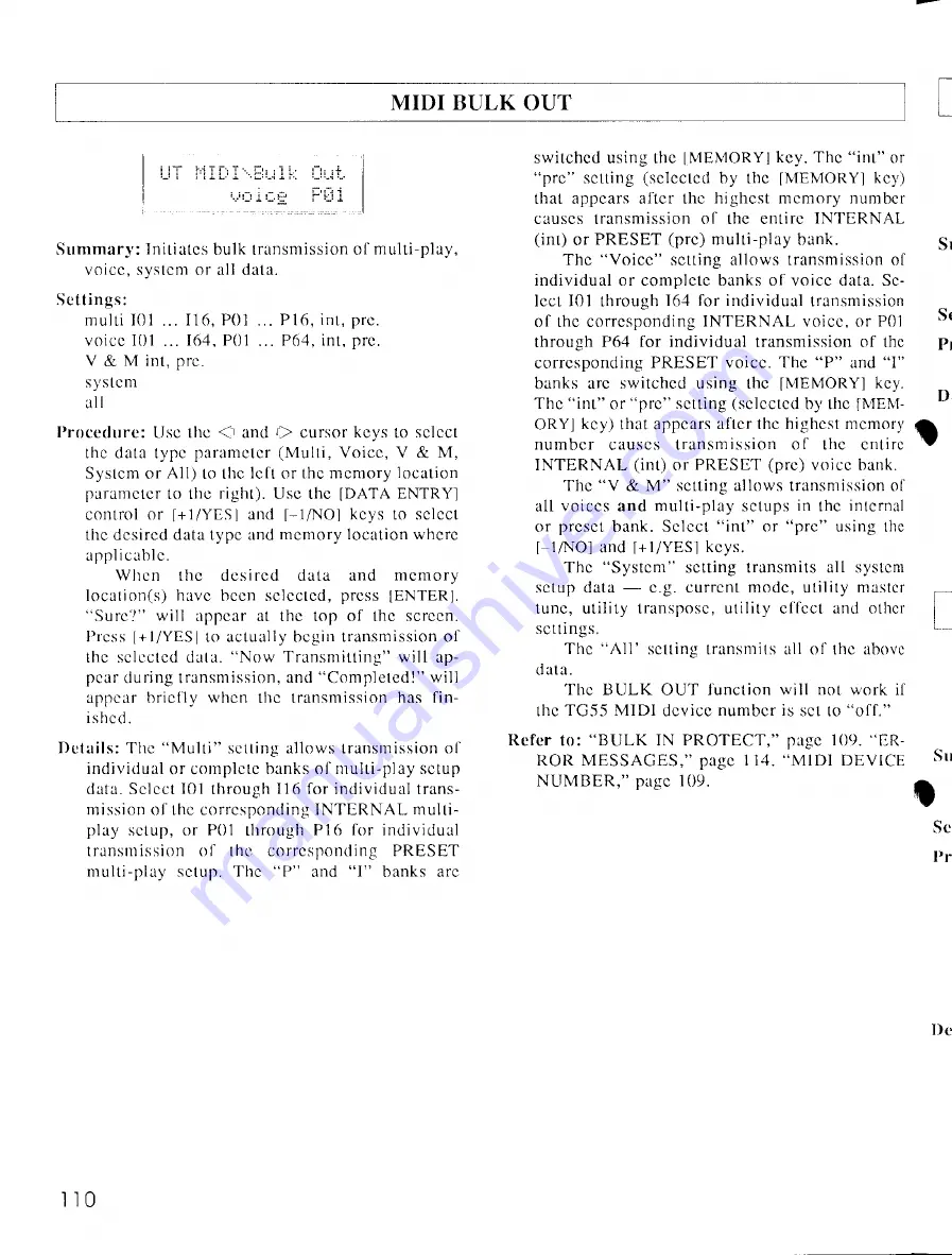 Yamaha TG55 Instruction Manual Download Page 31