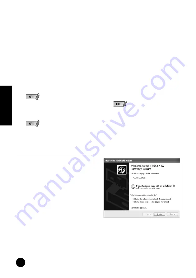 Yamaha TOOLS for MY16-mLAN Installation Manual Download Page 12