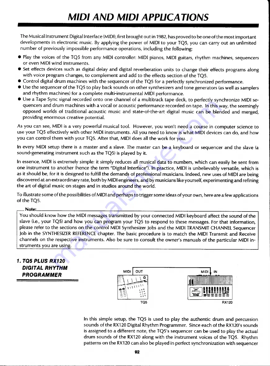 Yamaha TQ5 Reference Manual Download Page 28