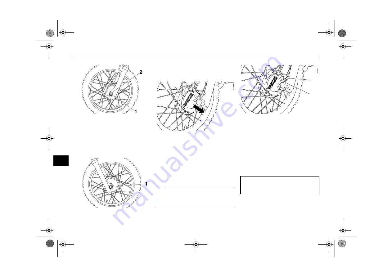 Yamaha TT-R110EA Owner'S Manual Download Page 70