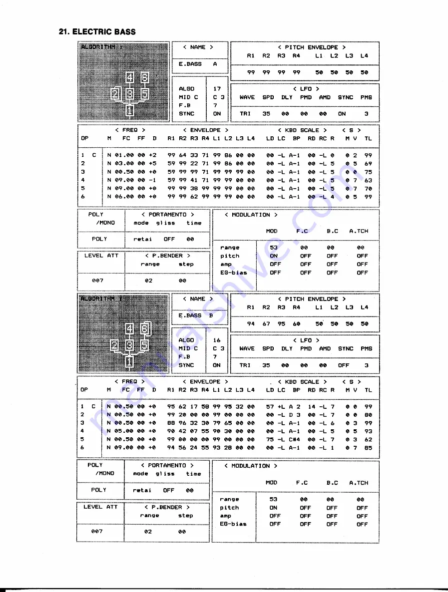 Yamaha TX-216 Performance Notes Download Page 25