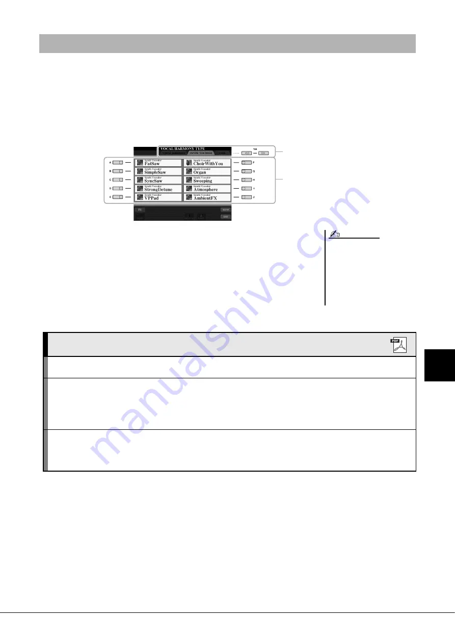 Yamaha Tyros4 Owner'S Manual Download Page 85