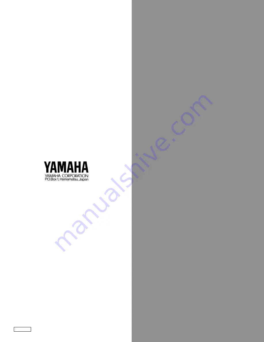 Yamaha VL-1 Owner'S Manual Download Page 66