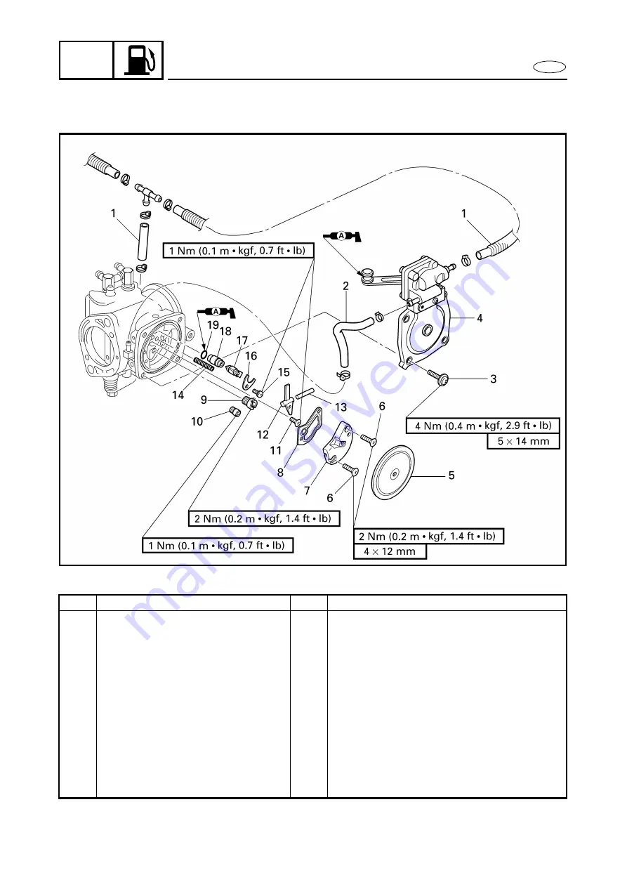 Yamaha WaveRunner GP1200R Service Manual Download Page 66