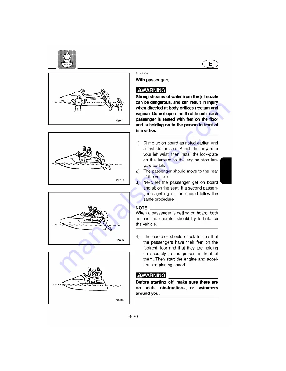 Yamaha WaveRunner XL800 Скачать руководство пользователя страница 74