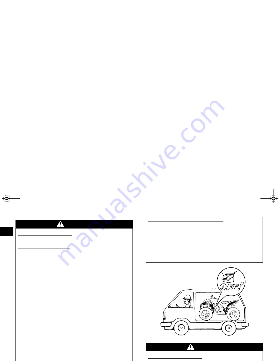 Yamaha WOLVERINE YFM35XV Owner'S Manual Download Page 12