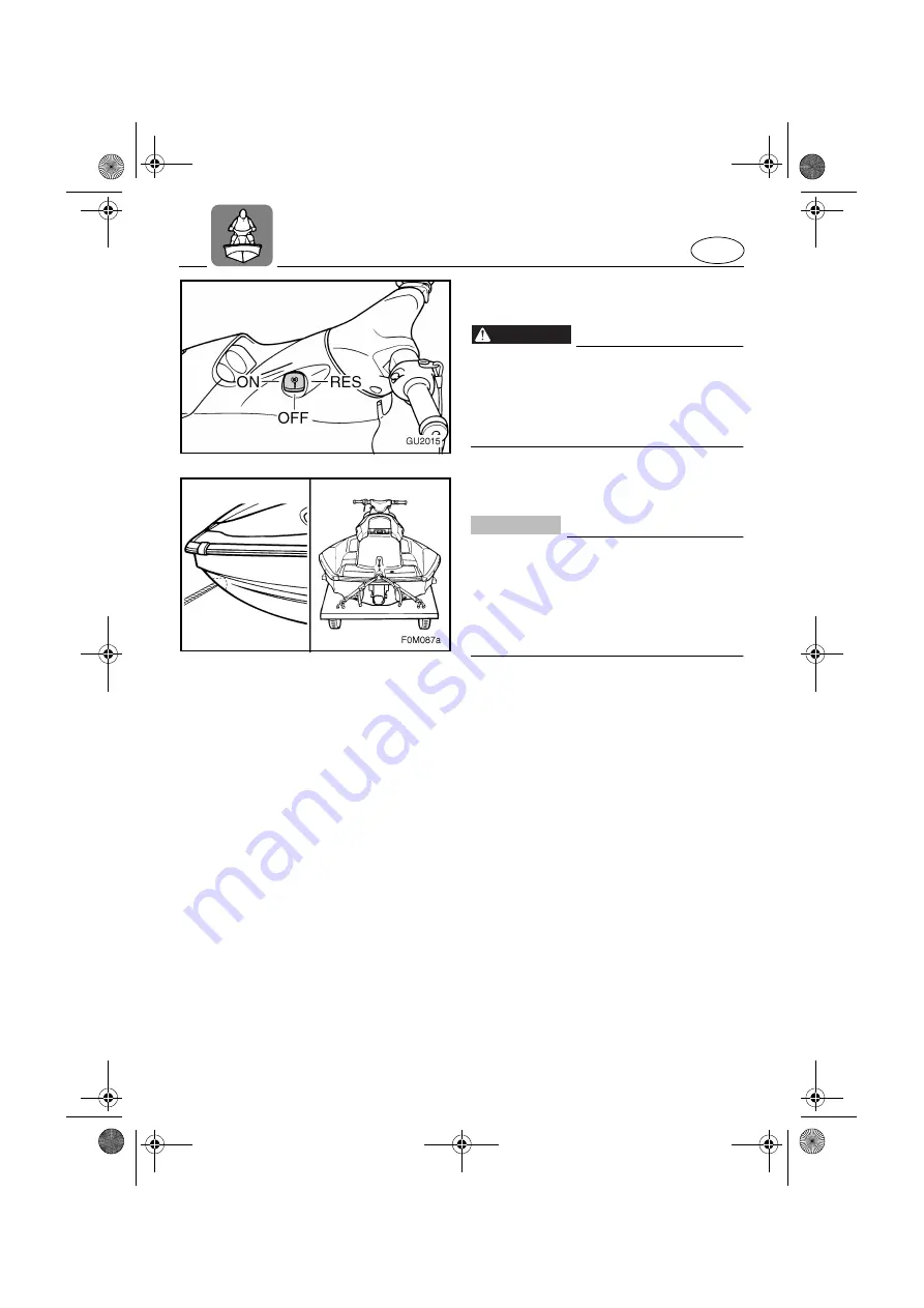 Yamaha XL700 WaveRunner 2001 Owner'S/Operator'S Manual Download Page 78