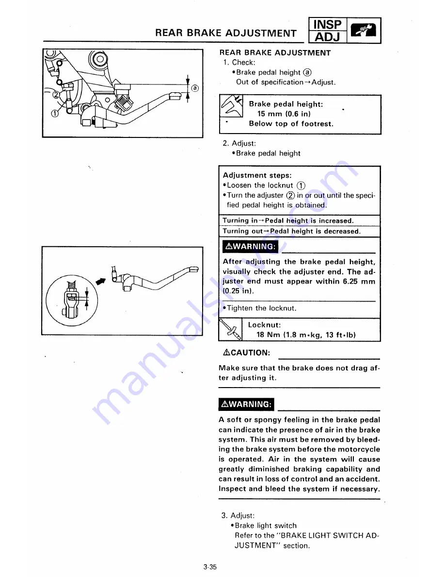 Yamaha XTZ750 Service Manual Download Page 87