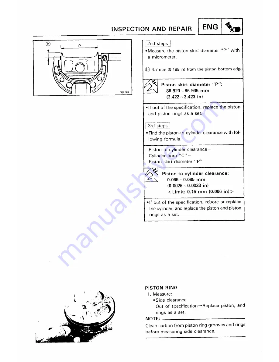 Yamaha XTZ750 Service Manual Download Page 147