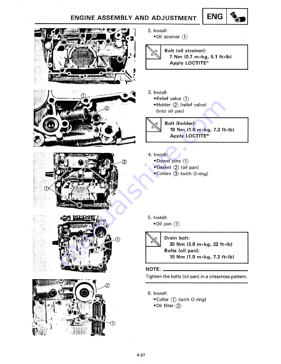 Yamaha XTZ750 Service Manual Download Page 233