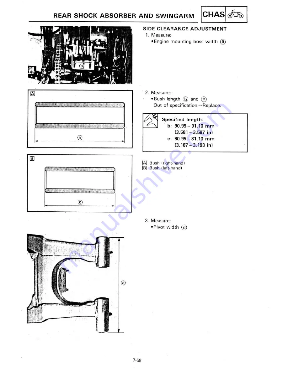 Yamaha XTZ750 Service Manual Download Page 335