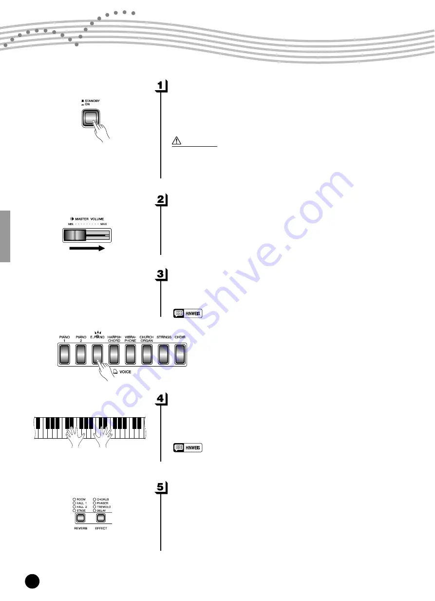 Yamaha YPP-100 Light Piano Скачать руководство пользователя страница 12