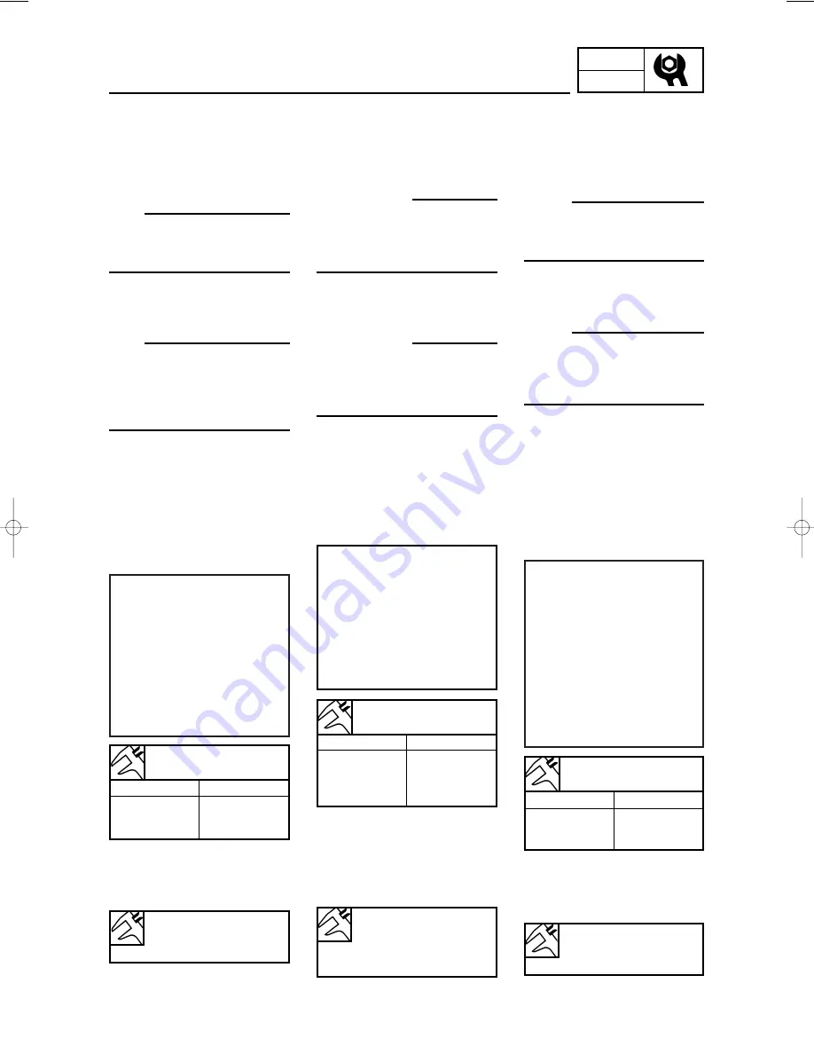 Yamaha YZ125(N)/LC Owner'S Service Manual Download Page 183