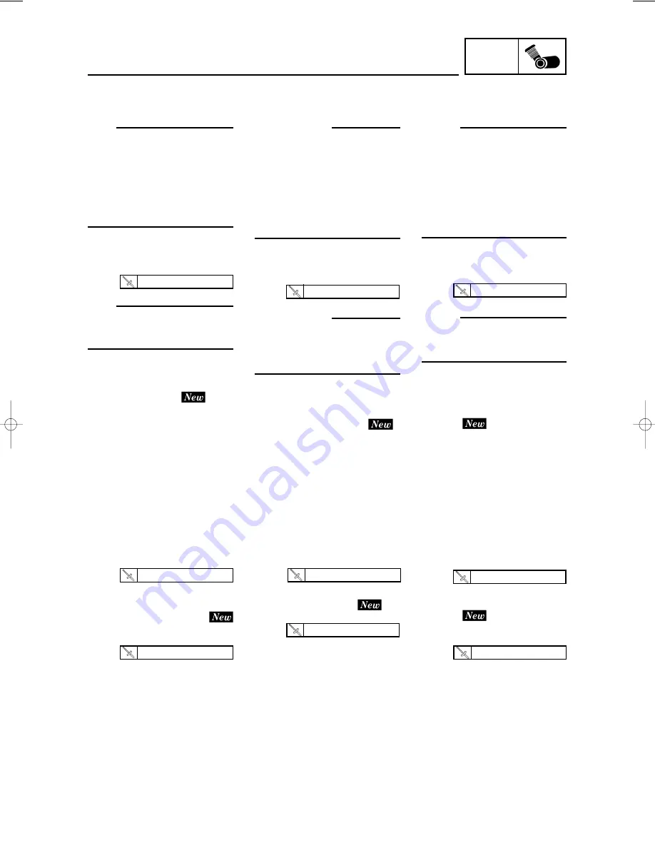 Yamaha YZ125(N)/LC Owner'S Service Manual Download Page 313