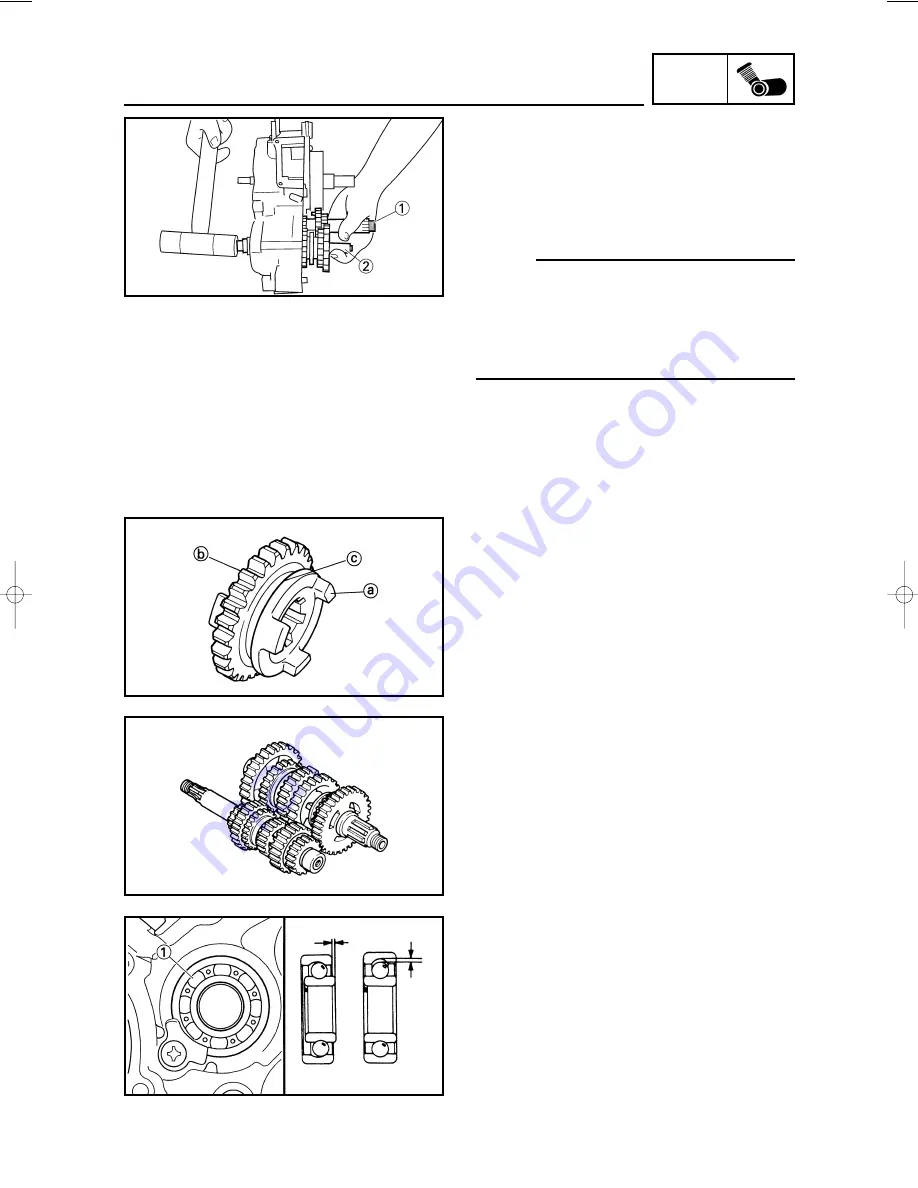 Yamaha YZ125(N)/LC Owner'S Service Manual Download Page 348