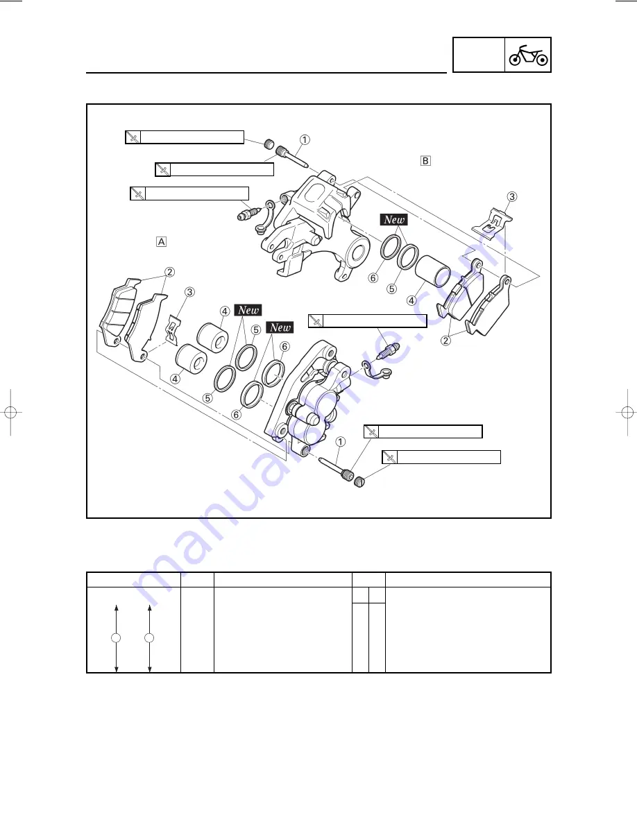 Yamaha YZ125(N)/LC Owner'S Service Manual Download Page 378