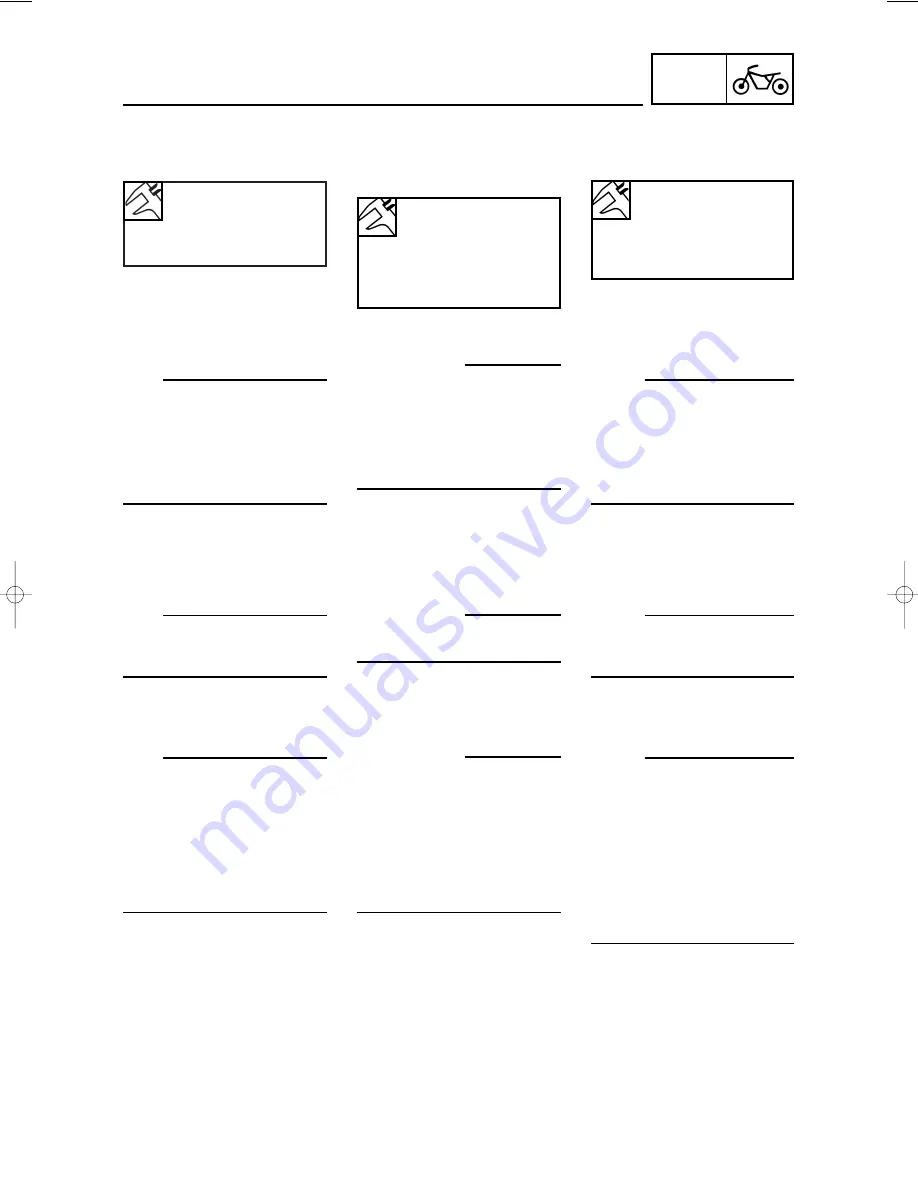 Yamaha YZ125(N)/LC Owner'S Service Manual Download Page 429