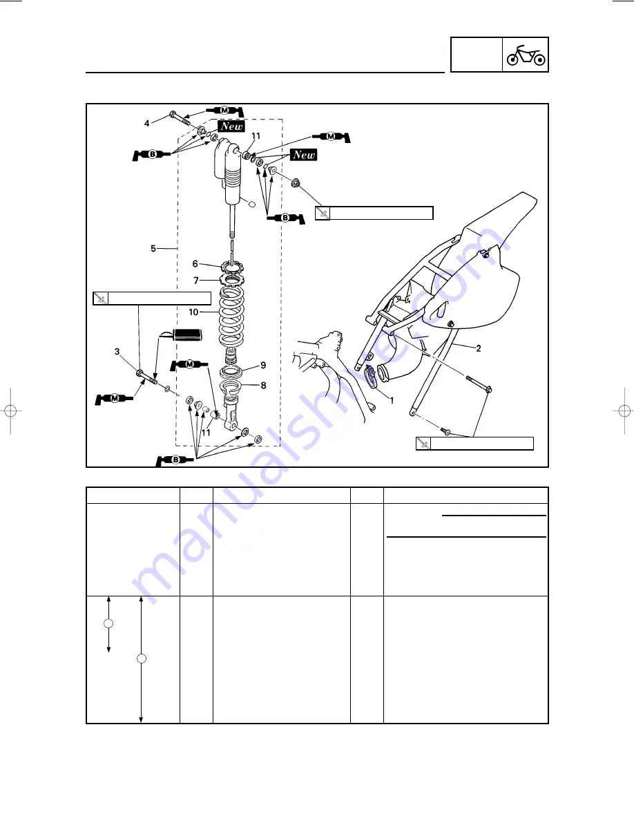 Yamaha YZ125(N)/LC Owner'S Service Manual Download Page 472