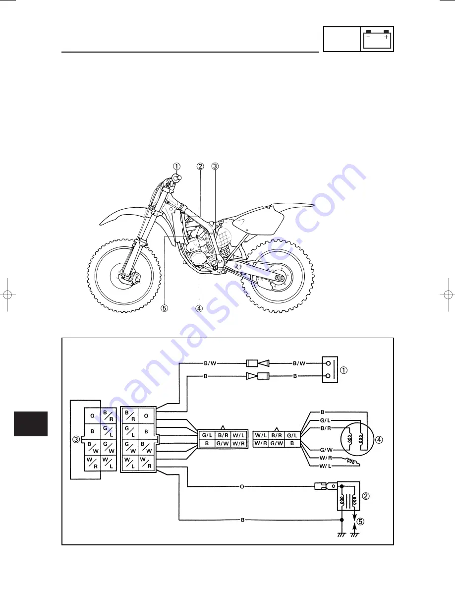 Yamaha YZ125(N)/LC Скачать руководство пользователя страница 484