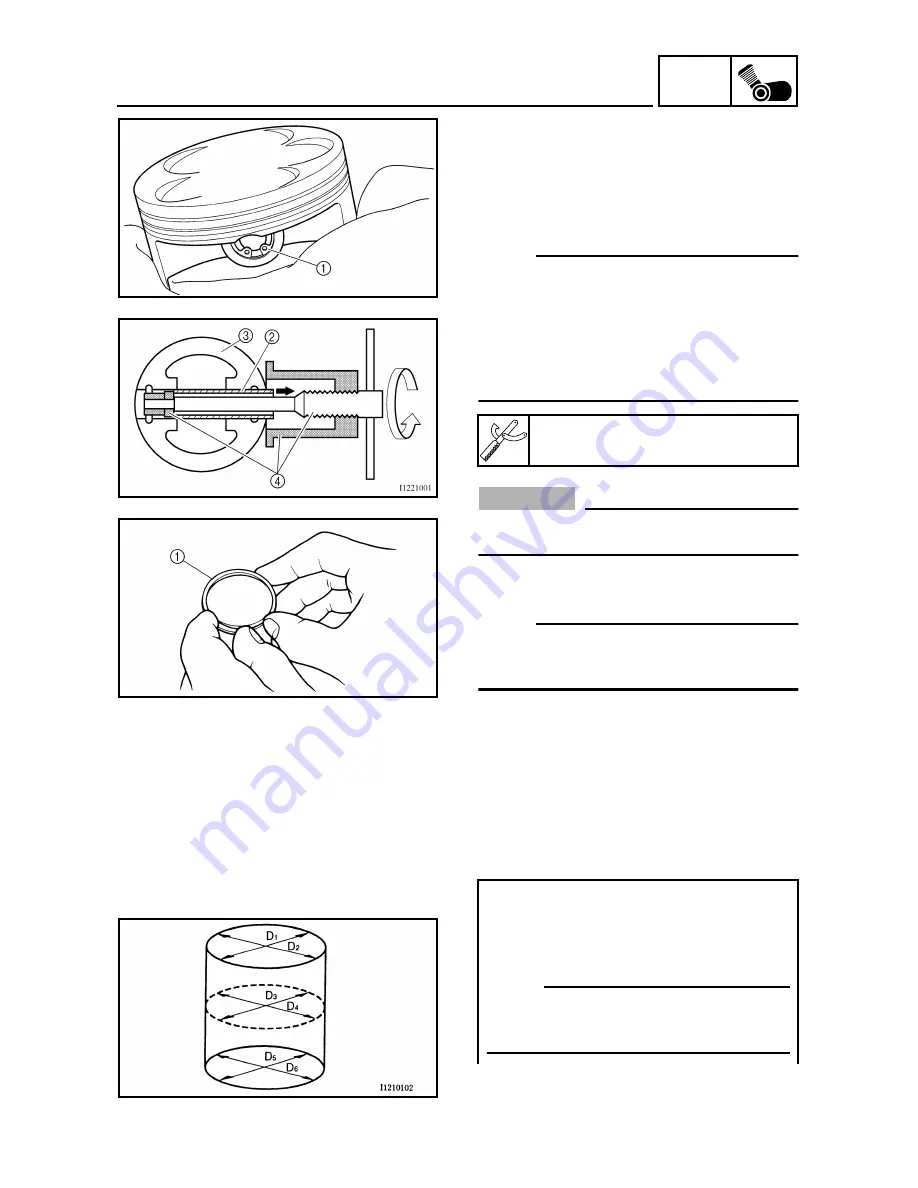 Yamaha YZ250F(S) Owner'S Service Manual Download Page 338