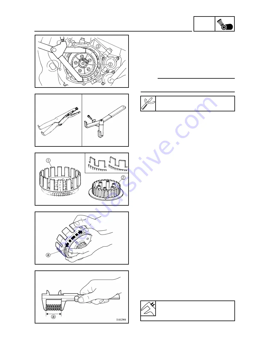 Yamaha YZ250F(S) Owner'S Service Manual Download Page 354