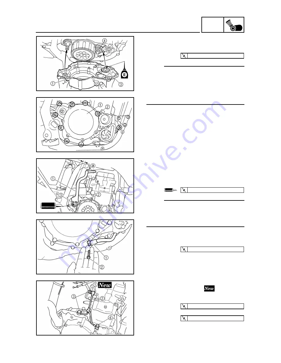 Yamaha YZ250F(S) Owner'S Service Manual Download Page 374