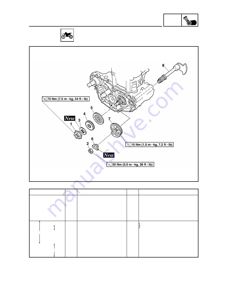 Yamaha YZ250F(S) Owner'S Service Manual Download Page 378