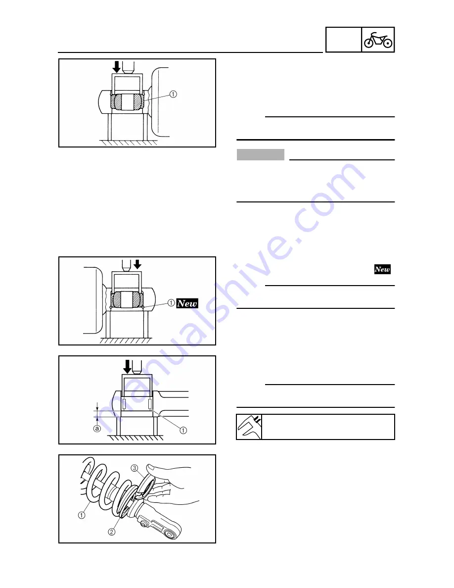 Yamaha YZ250F(S) Owner'S Service Manual Download Page 576