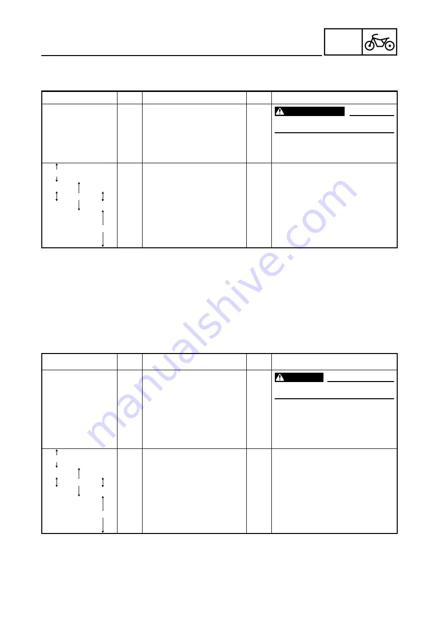 Yamaha YZ450F(V) Owner'S Service Manual Download Page 461