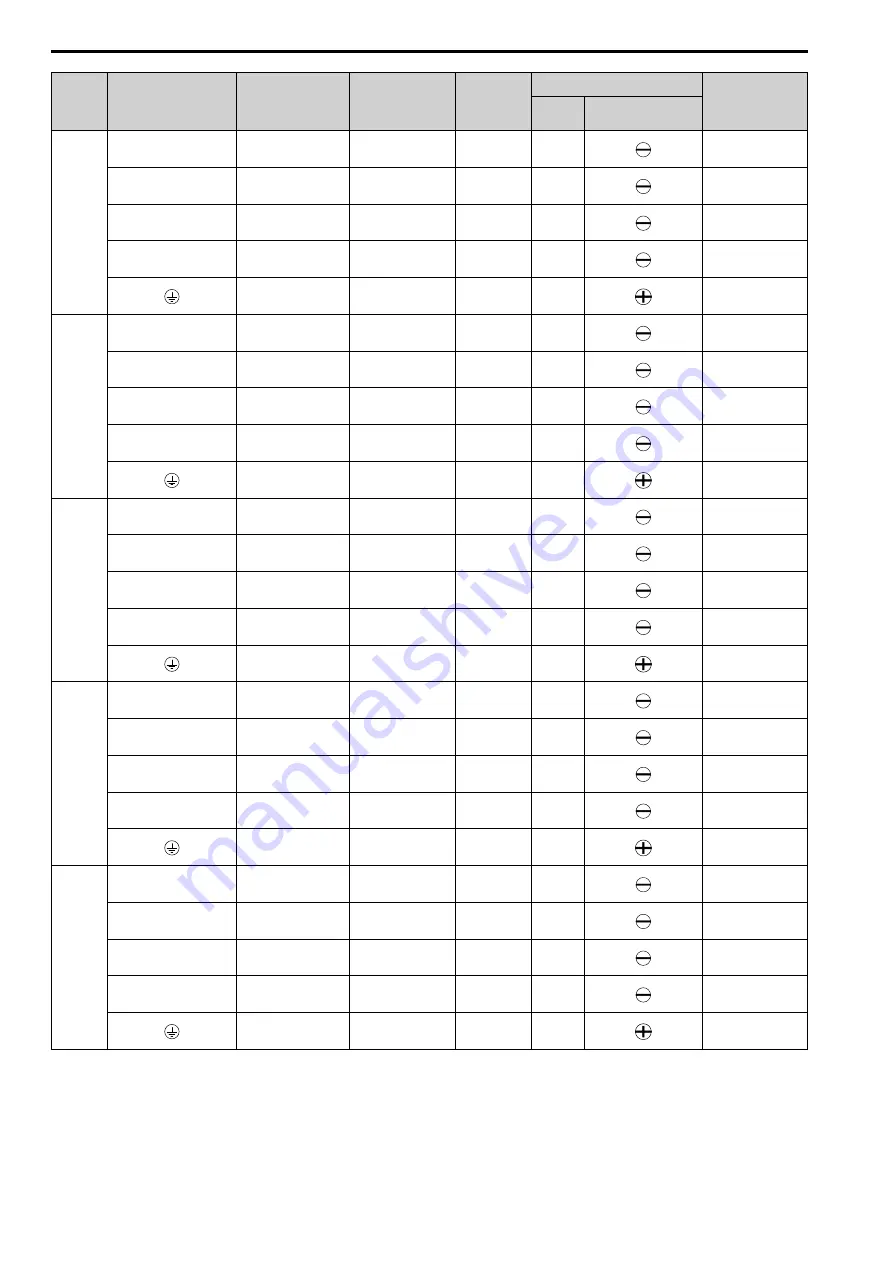 YASKAWA CIPR-GA50C series Technical Manual Download Page 182