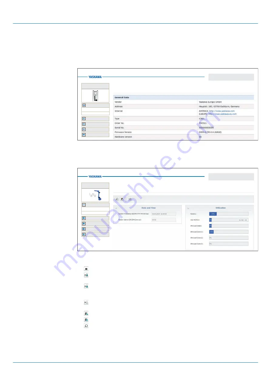 YASKAWA iC9200 Series Operating Manual Download Page 176