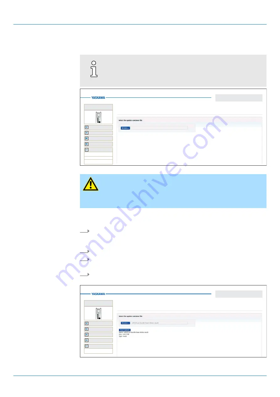 YASKAWA iC9200 Series Operating Manual Download Page 207