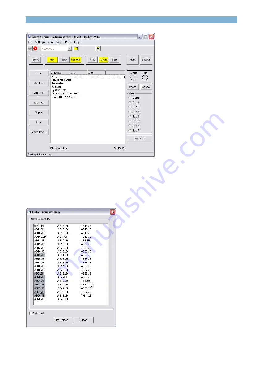 YASKAWA MOTOMAN DX100 Instruction Manual Download Page 47