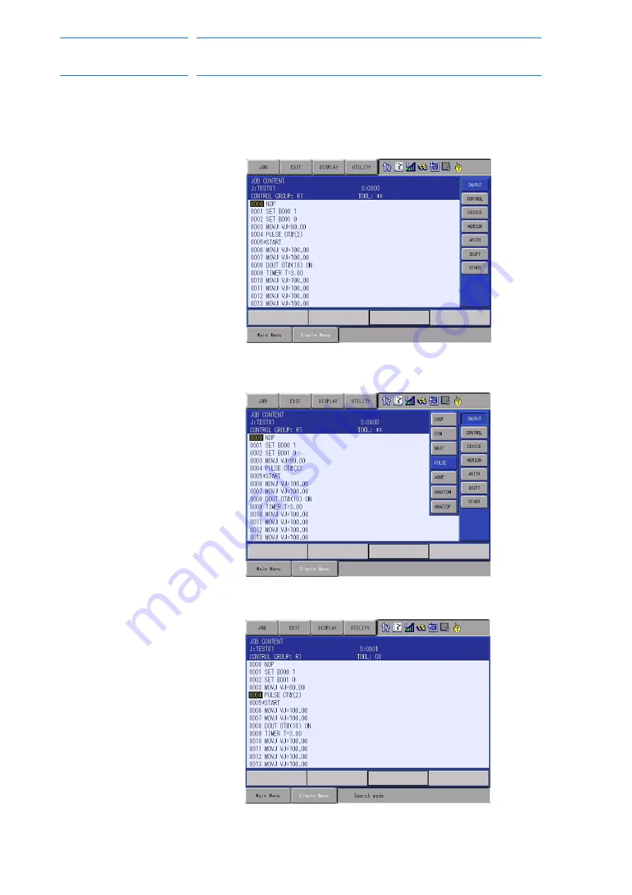 YASKAWA MOTOMAN DX100 Operator'S Manual Download Page 186