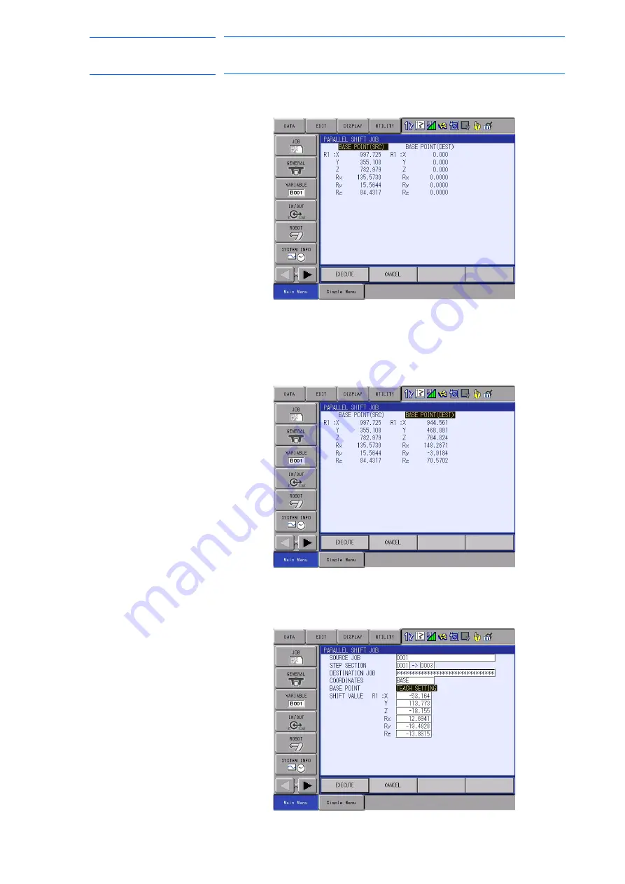 YASKAWA MOTOMAN DX100 Operator'S Manual Download Page 277